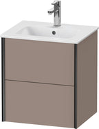 Spanplatte / sonstige / WTU XViu wandhängend, 560x510x420mm 2 Schubk.,Schwarz Matt/Basalt Matt