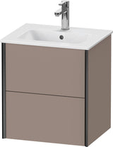DURAVIT XViu Waschtischunterbau wandhängend 510 mm mit 2 Schubkästen und Tip-on Technik