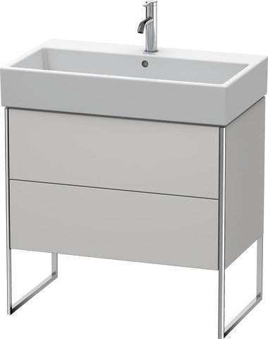 Duravit XSquare Waschtischunterbau 784 mm mit Fußgestell für Vero Air – Sand-matt Eiche