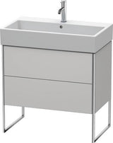 Duravit XSquare Waschtischunterbau 784 mm mit Fußgestell für Vero Air – Sand-matt Eiche