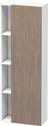 DURAVIT DuraStyle Hochschrank 240x500x1400mm, 1 Tür links, Eiche Terra/Weiß Matt