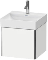 Duravit Waschtischunterbau XSquare 397x484x460mm, 1 Auszug, weiß matt – wandhängend für DuraSquare