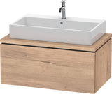 DURAVIT L-Cube Waschtischunterbau 920 mm betongrau matt mit 1 Auszug und Tip-on-Technik