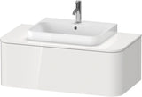 Duravit Konsolenunterschrank Happy D.2 Plus 1000 mm taupe supermatt mit Tip-On-Technik
