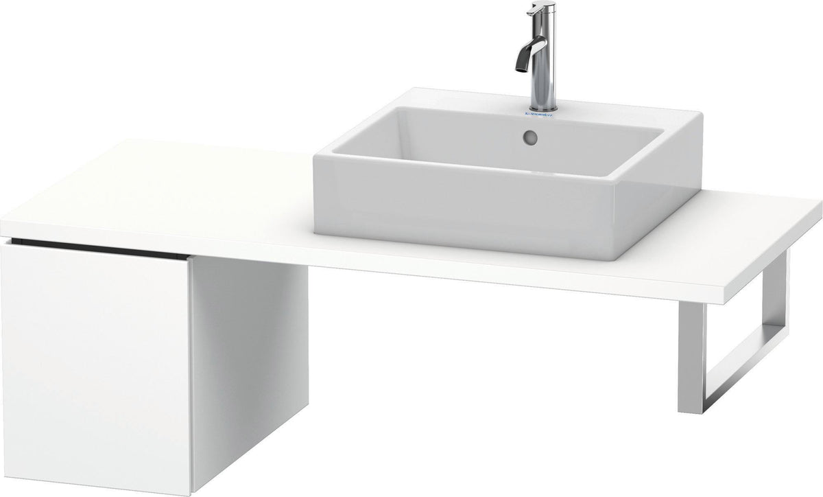 Duravit L-Cube Konsolenunterschrank 400x320x548mm, 1 Auszug, Weiß Matt