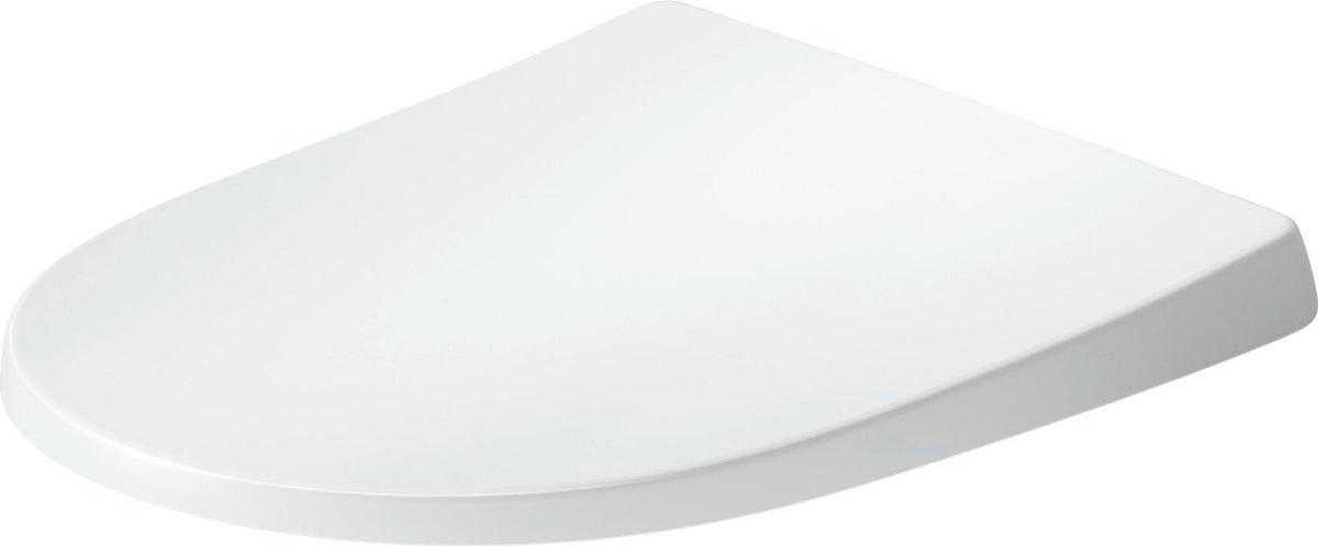 DURAVIT Univavo WC-Sitz D-Form tief 438 mm mit Absenkautomatik und Edelstahl-Scharnieren