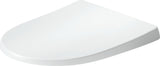 DURAVIT Univavo WC-Sitz D-Form tief 438 mm mit Absenkautomatik und Edelstahl-Scharnieren