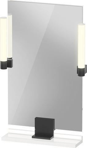DURAVIT Sivida Spiegel 450x650x36 mm mit LED-Beleuchtung, Dimmfunktion und Sensorschalter – Wandmontage