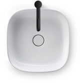 DURAVIT Aufsatzbecken Zencha 420 mm Weiß, geschliffen, ohne Überlauf & Hahnloch – DuraCeram