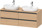 eiche natur / 4 Schubkästen / links und rechts