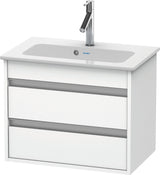 Duravit Ketho Waschtischunterbau 600 mm Weiß Matt mit 2 Schubkästen und Soft-Close