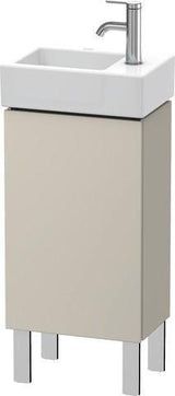 Duravit L-Cube Waschtischunterbau 582x364x241mm betongrau matt, Anschlag links, 1 Tür
