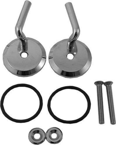 DURAVIT Scharnier-Set für WC-Sitz ohne Absenkautomatik, Edelstahl, Universal 0061101099
