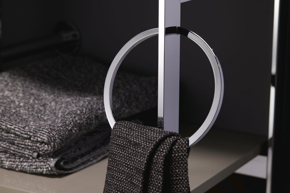DURAVIT Metallkonsole White Tulip 684 mm, weiß seidenmatt, höhenverstellbar, von Philippe Starck