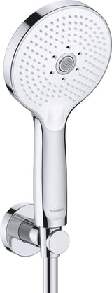 Duravit Brausehalterset Minus Flow in Chrom – Softrain, Rain & IntenseRain Strahlarten