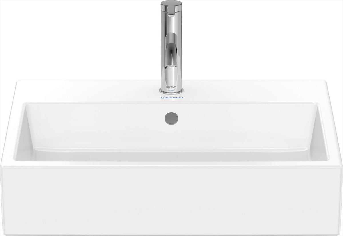 Duravit Waschtisch Vero Air 600 mm mit Überlauf und Hahnlochbank, weiß