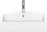 Duravit Waschtisch Vero Air 600 mm mit Überlauf und Hahnlochbank, weiß