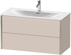 taupe matt / sonstige / 2Schubk.,champ.matt/taupe