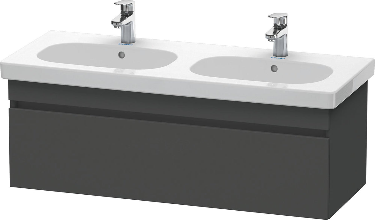 Duravit DuraStyle Waschtischunterbau 1150 mm wandhängend, 1 Auszug, weiß matt – mit Soft-Close