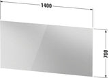 DURAVIT Licht & Spiegel Wandspiegel 1200x700 mm mit Heizung, LED und Sensorschalter – Weiß