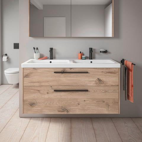 DURAVIT D-Code 2.0 Waschtischunterbau 1184 mm mit Schubkasten und Soft-Close in Weiß Matt