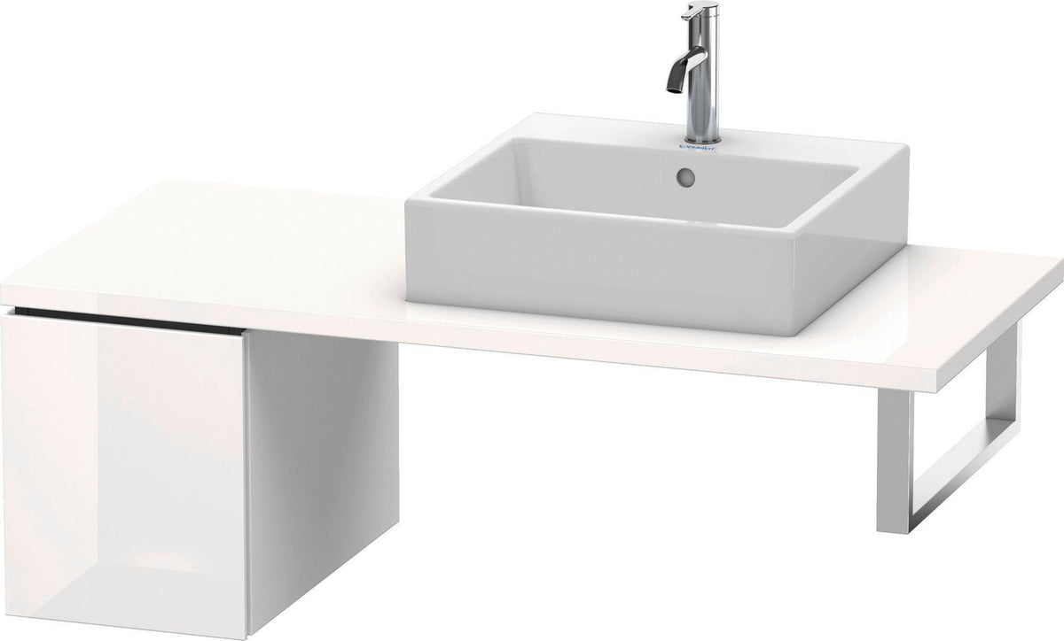 Duravit L-Cube Konsolenunterschrank 400x320x548mm, 1 Auszug, Weiß Matt