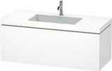DURAVIT L-Cube c-bonded Waschtischset 1200 mm weiß mit Tip-on Technik und Soft-Close
