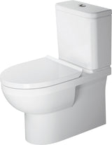 Duravit No.1 Stand-WC Kombi, spülrandlos, HygieneGlaze, 650 mm, weiß