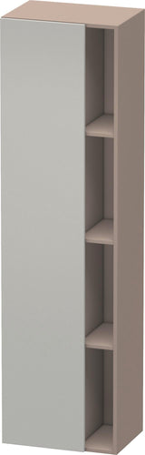 DURAVIT DuraStyle Hochschrank 360x500x1800mm, 1 Tür links, weiß matt – Wandhängend mit Soft-Close