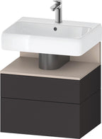 graphit supermatt / Nische taupe matt / anthrazit