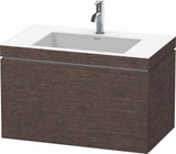 Duravit L-Cube c-bonded Waschtischset 800 mm Mediterrane Eiche mit Vero Air Waschtisch