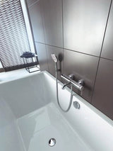 DURAVIT C.1 Einhebel-Wannenmischer Aufputz – Keramikmischsystem, Schwarz Matt, 189,5 mm