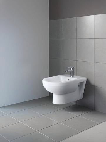 DURAVIT B.1 Einhebel-Bidetmischer Chrom 127 mm Ausladung mit Zugstangen-Ablaufgarnitur