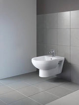DURAVIT B.1 Einhebel-Bidetmischer Chrom 127 mm Ausladung mit Zugstangen-Ablaufgarnitur