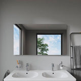 DURAVIT Licht & Spiegel Wandspiegel 600x700mm IP44 mit Beleuchtung und Schalter – matt, inkl. Befestigungsmaterial