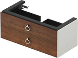 DURAVIT Waschtischunterbau White Tulip wandhängend 984 mm mit 2 Schubkästen, weiß seidenmatt