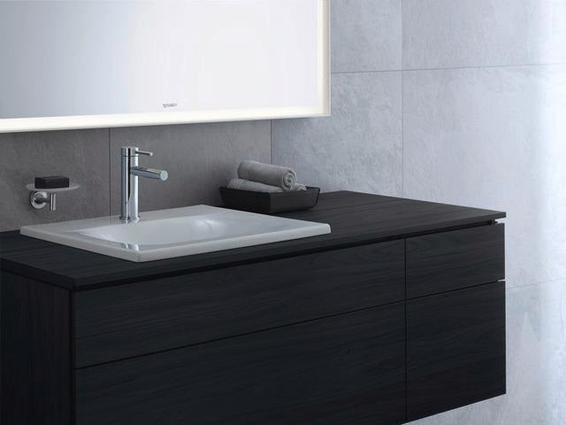 DURAVIT L-Cube Lichtspiegel 650x700mm mit Sensor, LED-Beleuchtung, Spiegelheizung & Kondensschutz, Weiß