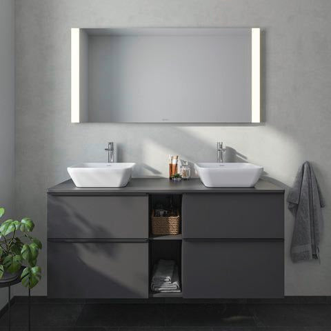 Duravit D-Neo Aufsatzbecken 400x400mm Weiß mit HygieneGlaze – Quadratisches Design