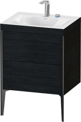 DURAVIT XViu c-bonded Set bodenstehend 480x600x610mm, 2 Auszüge, Eiche