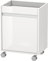 DURAVIT Rollcontainer Ketho 360x500x670mm, 1 Tür, Anschlag links, weiß matt