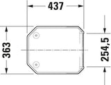 DURAVIT WC-Sitz Serie 1930 mit Absenkautomatik und Edelstahl-Scharnieren, weiß, Duroplast