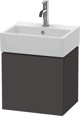 Duravit L-Cube Waschtischunterbau 434 mm weiß matt, 1 Tür links, wandhängend