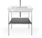 DURAVIT White Tulip Möbelwaschtisch 1050 mm Weiß mit Überlauf und WonderGliss