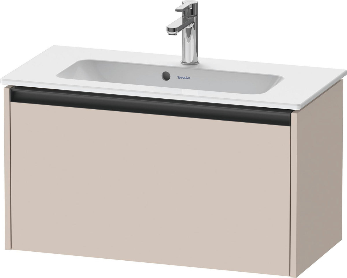 DURAVIT Ketho.2 Waschtischunterbau 810 mm betongrau matt mit Auszug und Soft-Close