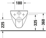 Duravit Wand-WC D-Code Vital 700 mm Tiefspüler barrierefrei mit HygieneGlaze
