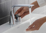 DURAVIT D.1 2-Loch Waschtischarmatur mit Drehgriff, Chrom – Keramikmischsystem, 148 mm Ausladung