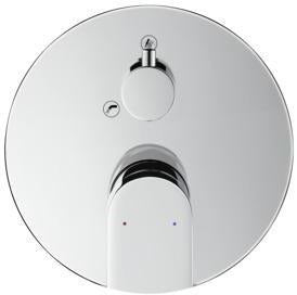 DURAVIT Tulum by Starck Einhebel-Wannenmischer Unterputz mit Keramikmischsystem und Umstellventil in Chrom