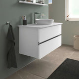 DURAVIT Sivida Aufsatzwaschtisch 400 mm rund DuroCast Plus ohne Überlauf