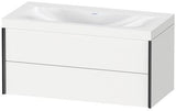 Duravit XViu Möbelwaschtischset 1000x480mm mit Viu Waschtisch und 2 Schubkästen