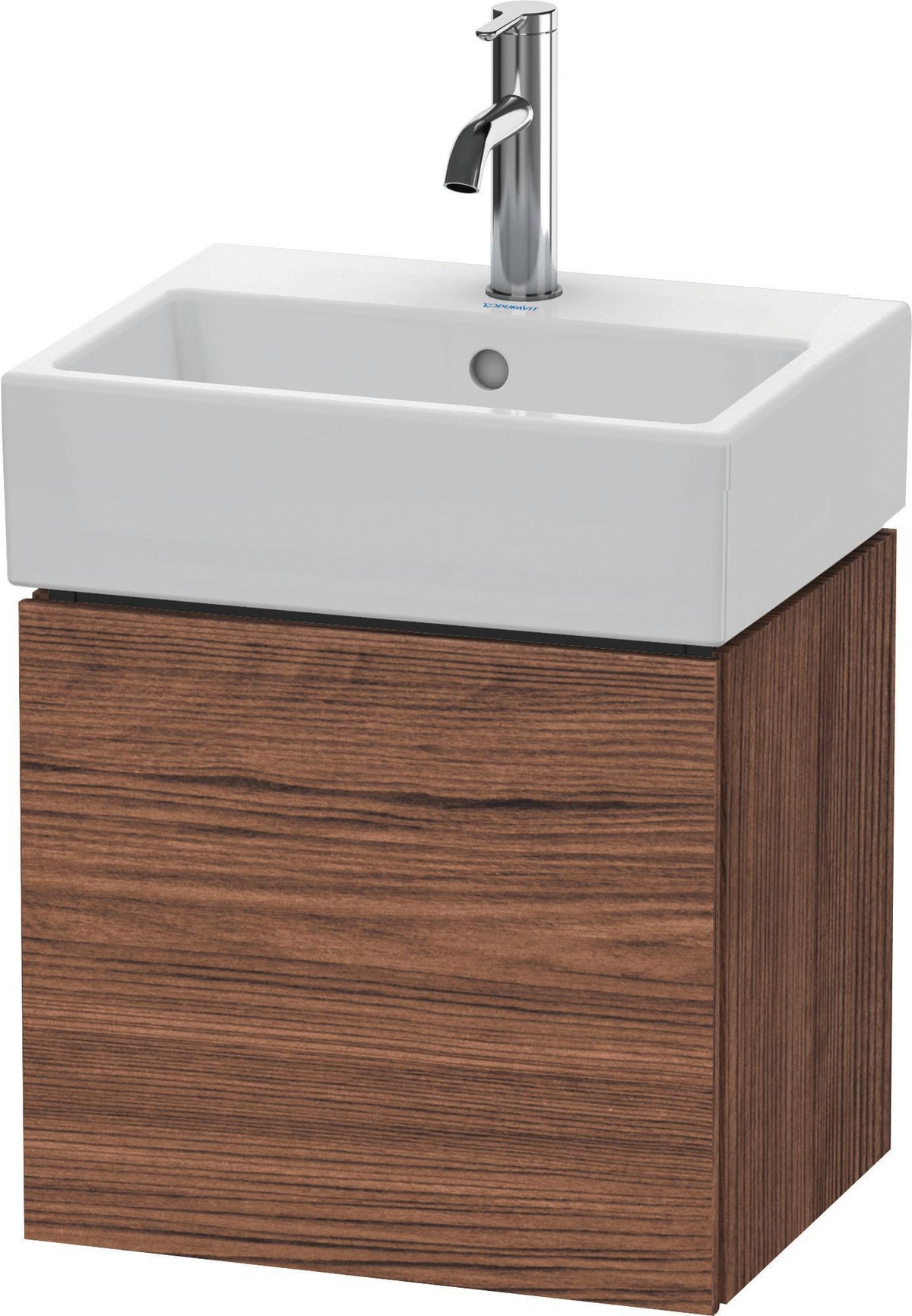 Duravit L-Cube Waschtischunterbau 434 mm weiß matt, 1 Tür links, wandhängend